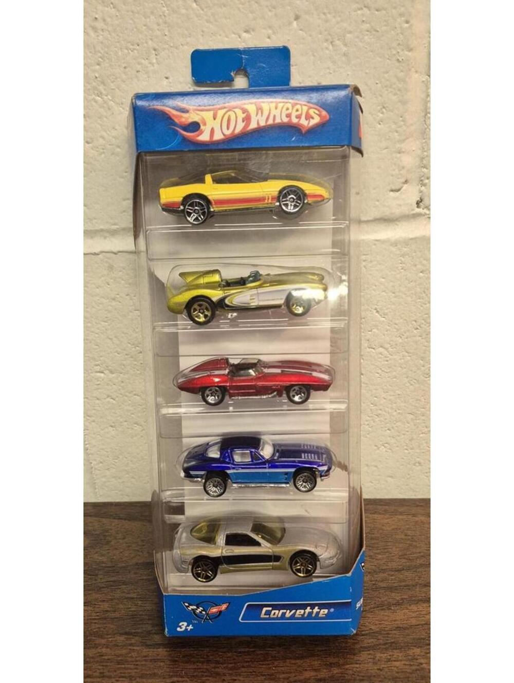 Hot Wheels Corvette Gift Pack - Set of 5 Die-Cast Cars